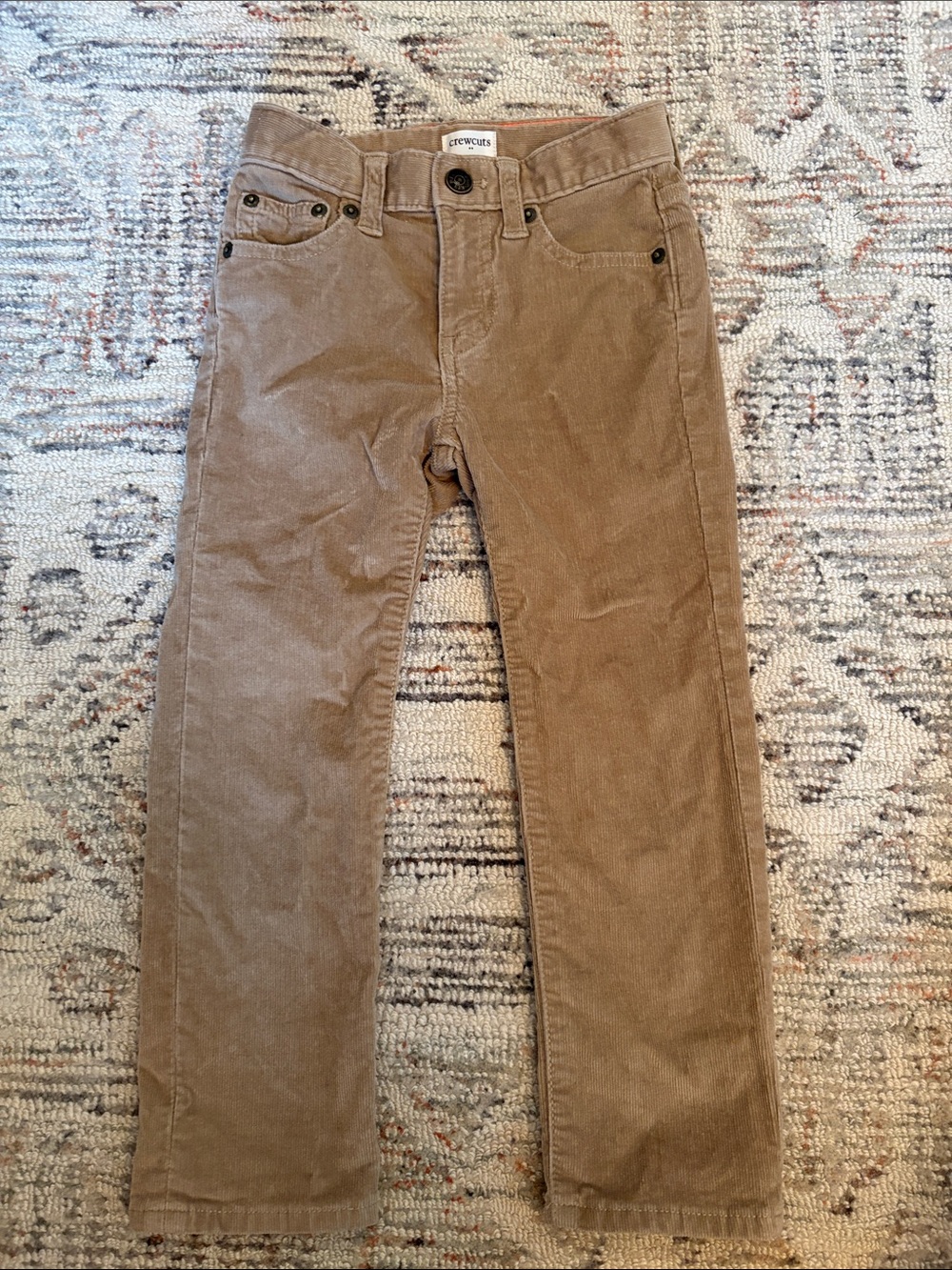 Crewcuts Boys Corduroy Pants in Camel Tan